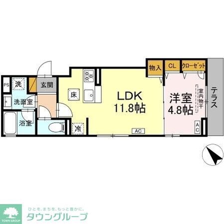 アップルベリーフィールズの物件間取画像